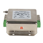 RS PRO 16A 300/520 V ac 50/60Hz, Chassis Mount Power Line Filter, Terminal Block 3 Phase