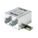 Schaffner, FN2412 32A 250 V ac 400Hz, DIN Rail EMC Filter, Terminal Block, Single Phase