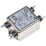 TE Connectivity, Corcom SB 10A 250 V ac 50Hz, Flange Mount RFI Filter, Fast-On, Single Phase