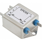 EPCOS, B84111F 16A 250 V ac/dc 50 → 60Hz, Chassis Mount EMC Filter, Lug, Tab Connector, Single Phase