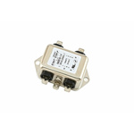 United Automation, 10 16A 250 V 50-60Hz, Chassis Mount EMI Filter, Fast-On, Single Phase