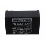 Schaffner, FN402 2.5A 250 V ac 400Hz, PCB Mount EMI Filter, Pin, Single Phase
