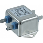 EPCOS, B84111F 3A 250 V ac/dc 60Hz, Flange Mount EMC Filter, Tab, Single Phase