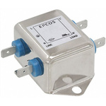 EPCOS, B84111F 6A 250 V ac/dc 60Hz, Flange Mount EMC Filter, Tab, Single Phase