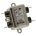 TE Connectivity, Corcom B 10A 250 V ac 50/60Hz, Flange Mount RFI Filter, Fast-On