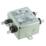 TE Connectivity, Corcom K 5A 250 V ac 50/60Hz, Flange Mount RFI Filter, Fast-On, Single Phase
