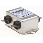 Roxburgh EMC, RES10 3A 250 V ac DC → 400Hz, Chassis Mount RFI Filter, Fast-On, Single Phase