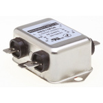 Roxburgh EMC, RES10 6A 250 V ac DC → 400Hz, Chassis Mount RFI Filter, Fast-On, Single Phase