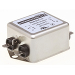 Roxburgh EMC, RES20 16A 250 V ac DC → 400Hz, Chassis Mount RFI Filter, Fast-On, Single Phase