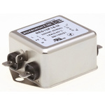Roxburgh EMC, RES10 16A 250 V ac DC → 400Hz, Chassis Mount RFI Filter, Fast-On, Single Phase