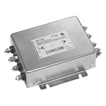TE Connectivity, Corcom AYA 25A 250 (PH → G) V ac, 440 (PH → PH) V ac 50Hz, Flange Mount RFI Filter,