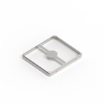 Wurth Elektronik Tin Plated Steel Shielding Cage Seamless Frame, 33.8 x 30.3 x 3.3mm