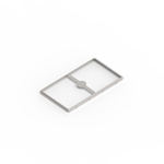 Wurth Elektronik Tin Plated Steel Shielding Cage Seamless Frame, 63.1 x 35.5 x 2.8mm