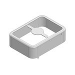 Masach Tech Tin Plated Steel Shielding Cage Seamless Frame, 32.3 x 23.8 x 9mm