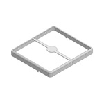 Masach Tech Tin Plated Steel Shielding Cage Seamless Frame, 48.3 x 44.3 x 4.4mm