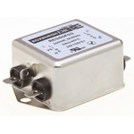 Roxburgh EMC, RES60 3A 250 V ac DC → 400Hz, Chassis Mount RFI Filter, Fast-On, Single Phase