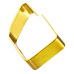 331221602040, Contact Finger of Gold Plated Beryllium Copper With Mounting Screw 6mm x 2mm x 4mm
