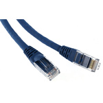 RS PRO Cat6 Male RJ45 to Male RJ45 Ethernet Cable, U/UTP, Blue LSZH Sheath, 5m