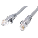 RS PRO Cat6 Male RJ45 to Male RJ45 Ethernet Cable, U/UTP, Grey LSZH Sheath, 0.5m