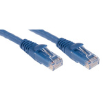 RS PRO Cat6 Male RJ45 to Male RJ45 Ethernet Cable, U/UTP, Blue PVC Sheath, 10m