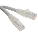 RS PRO Cat6 Male RJ45 to Male RJ45 Ethernet Cable, U/UTP, Grey PVC Sheath, 3m