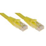 RS PRO Cat6 Male RJ45 to Male RJ45 Ethernet Cable, U/UTP, Yellow LSZH Sheath, 3m