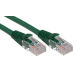 RS PRO Cat5e Male RJ45 to Male RJ45 Ethernet Cable, U/UTP, Green LSZH Sheath, 0.5m