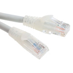 RS PRO Cat6 Male RJ45 to Male RJ45 Ethernet Cable, U/UTP, Grey LSZH Sheath, 5m
