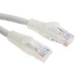 RS PRO Cat6 Male RJ45 to Male RJ45 Ethernet Cable, U/UTP, Grey LSZH Sheath, 10m
