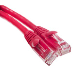 RS PRO Cat6 Male RJ45 to Male RJ45 Ethernet Cable, U/UTP, Red PVC Sheath, 5m