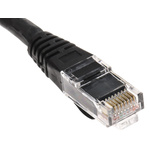 RS PRO Cat6 Male RJ45 to Male RJ45 Ethernet Cable, U/UTP, Black LSZH Sheath, 10m