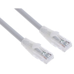 RS PRO Cat6 Male RJ45 to Male RJ45 Ethernet Cable, U/UTP, Grey LSZH Sheath, 3m