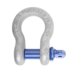RS PRO Bow Shackle, Zinc Plated Steel, 4.75t