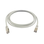 RS PRO Cat6 Male RJ45 to Male RJ45 Ethernet Cable, F/UTP, Grey PVC Sheath, 5m, IEC 60332-1