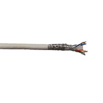 RS PRO Cat8 Ethernet Cable, S/FTP, White PVC Sheath, 50m, IEC 60332-1