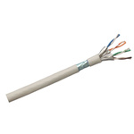 RS PRO Cat6a Ethernet Cable, F/FTP, White, 100m, Low Smoke Zero Halogen (LSZH)