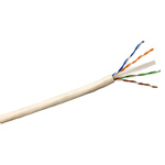 RS PRO Cat6 Ethernet Cable, U/UTP, White LSZH Sheath, 100m, Low Smoke Zero Halogen (LSZH)