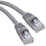 RS PRO Cat5e RJ45 to RJ45 Ethernet Cable, U/UTP, Grey, 915mm