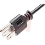 ER - Cord, Detachable Power; 2.5 A; Plug; SPT-2; 1.83 m; 312.5 W; 125 V; Black