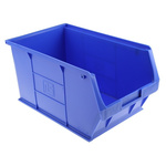 RS PRO PP Storage Bin Storage Bin, 181mm x 205mm, Blue