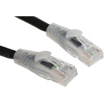 RS PRO Cat6 Male RJ45 to Male RJ45 Ethernet Cable, U/UTP, Black LSZH Sheath, 5m