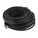 RS PRO Cat6 Male RJ45 to Male RJ45 Ethernet Cable, F/UTP, Black LSZH Sheath, 15m