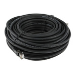 RS PRO Cat6 Male RJ45 to Male RJ45 Ethernet Cable, F/UTP, Black LSZH Sheath, 20m