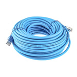RS PRO Cat6 Male RJ45 to Male RJ45 Ethernet Cable, F/UTP, Blue LSZH Sheath, 20m
