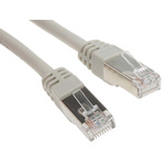 RS PRO Cat6 Male RJ45 to Male RJ45 Ethernet Cable, F/UTP, Grey LSZH Sheath, 15m
