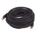 RS PRO Cat6 Male RJ45 to Male RJ45 Ethernet Cable, U/UTP, Black LSZH Sheath, 15m