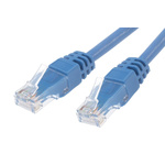 RS PRO Cat6 Male RJ45 to Male RJ45 Ethernet Cable, U/UTP, Blue LSZH Sheath, 25m