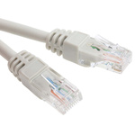 RS PRO Cat6 Male RJ45 to Male RJ45 Ethernet Cable, U/UTP, Grey LSZH Sheath, 15m