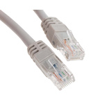 RS PRO Cat6 Male RJ45 to Male RJ45 Ethernet Cable, U/UTP, Grey LSZH Sheath, 30m