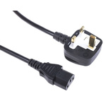RS PRO 10m Power Cable, C13, IEC to UK Plug, 10 A, 250 V